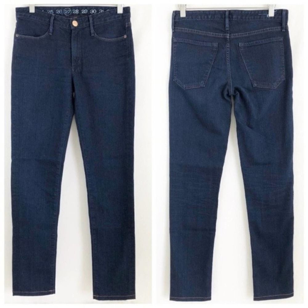 EARNEST SEWN Dark Wash Skinny Jeans